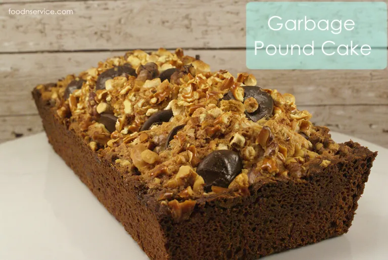 Garbage Pound Cake Recipe has everything in it!