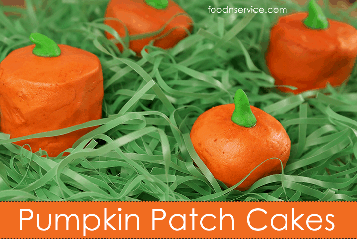 Pumpkin Patch Cakes Recipe is a perfect treat  for Halloween!