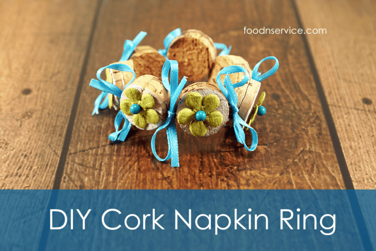 DIY Wine Cork Napkin Ring