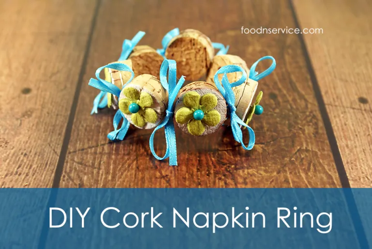 DIY Wine Cork Napkin RIng
