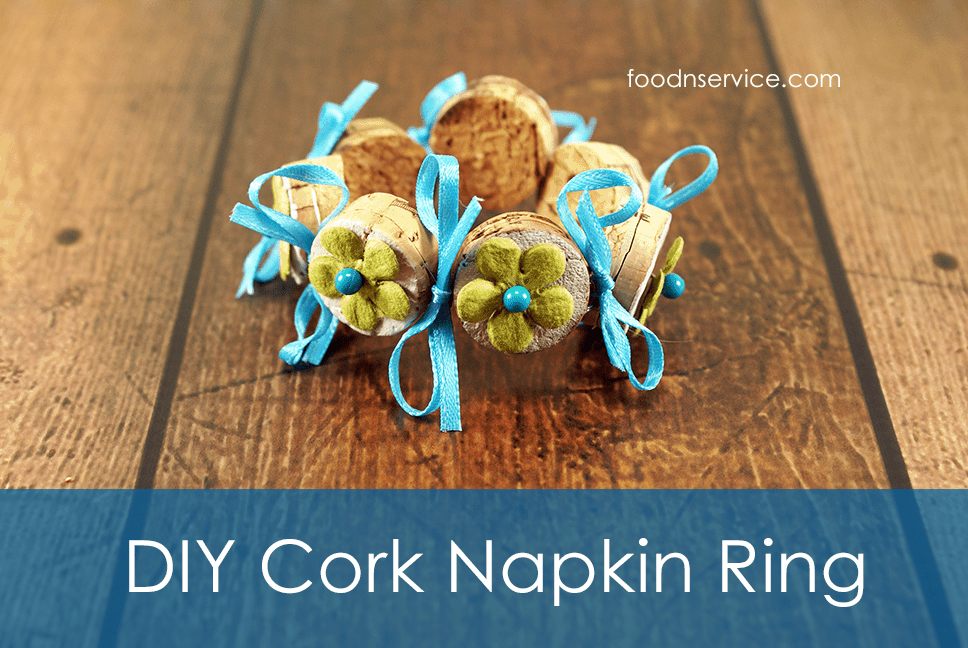 DIY Wine Cork Napkin RIng