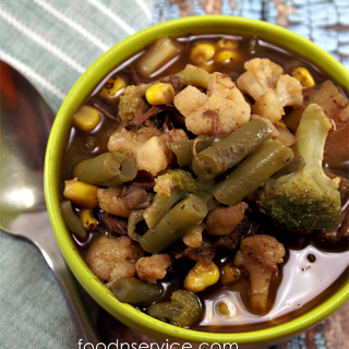 Homemade Beet Stew made with Yuengling beer is super amazing!