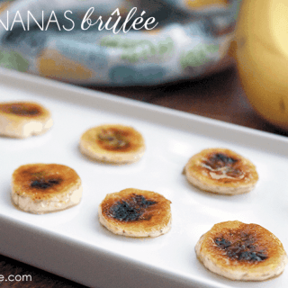 Bananas Brûlée is a take on a creme brûlée! It's super easy, has two ingredients, and tastes amazing!
