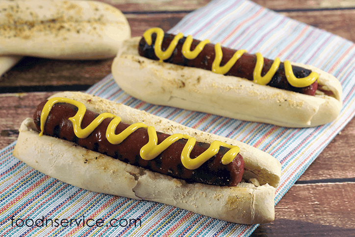 Johnsonville® Brats on Parmesan cheese & everything flavored homemade buns! #SausageFamily