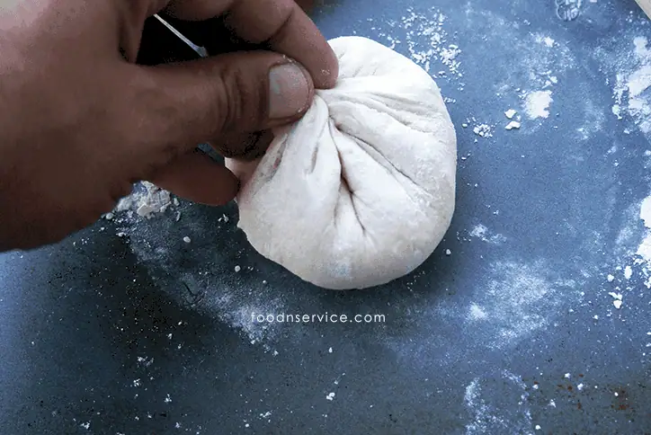 Pinch the the sides up