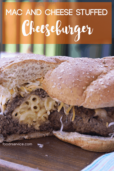 Mac And Cheese Stuffed Cheeseburger