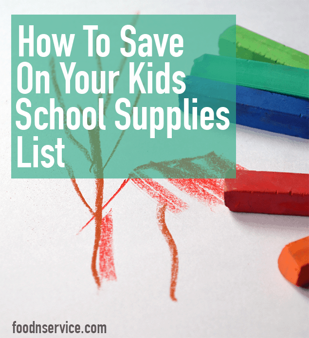 How To Save Money On School Supplies