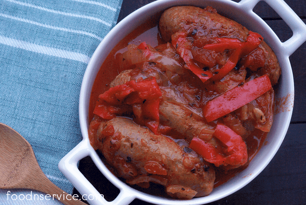 pressure cooker sausage and peppers