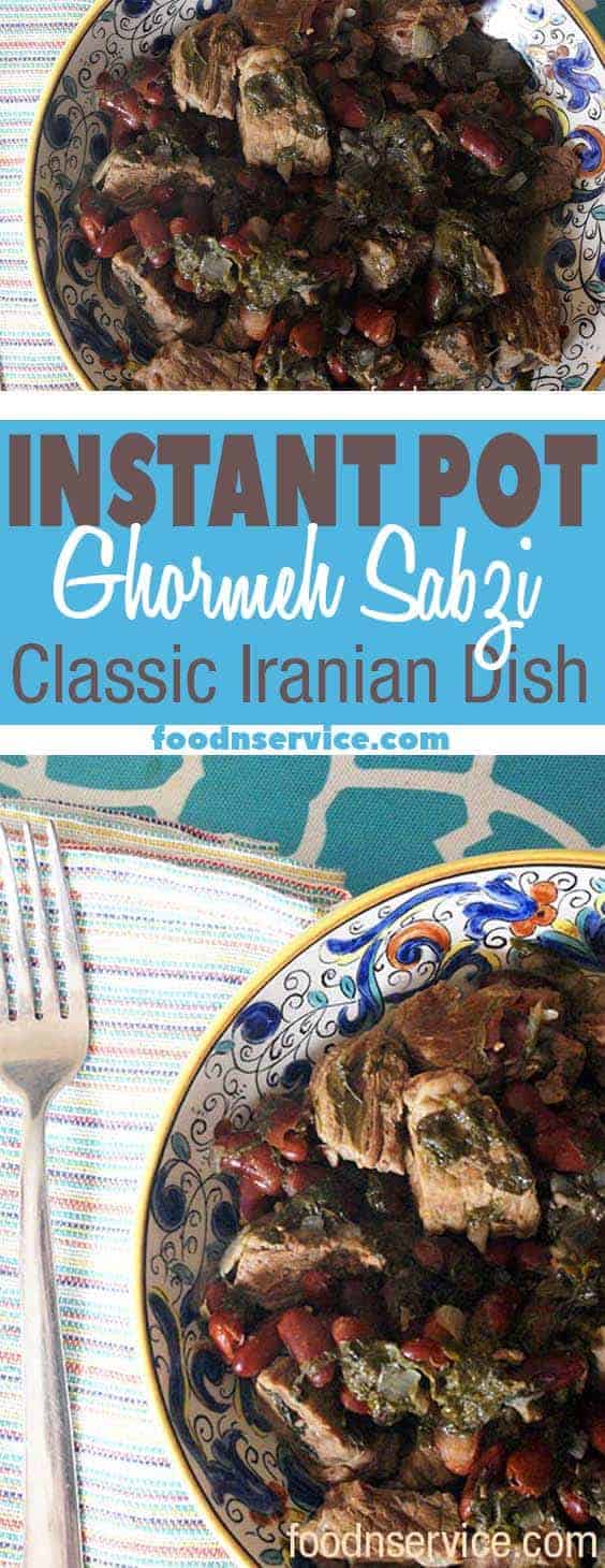 Instant Pot Ghormeh Sabzi