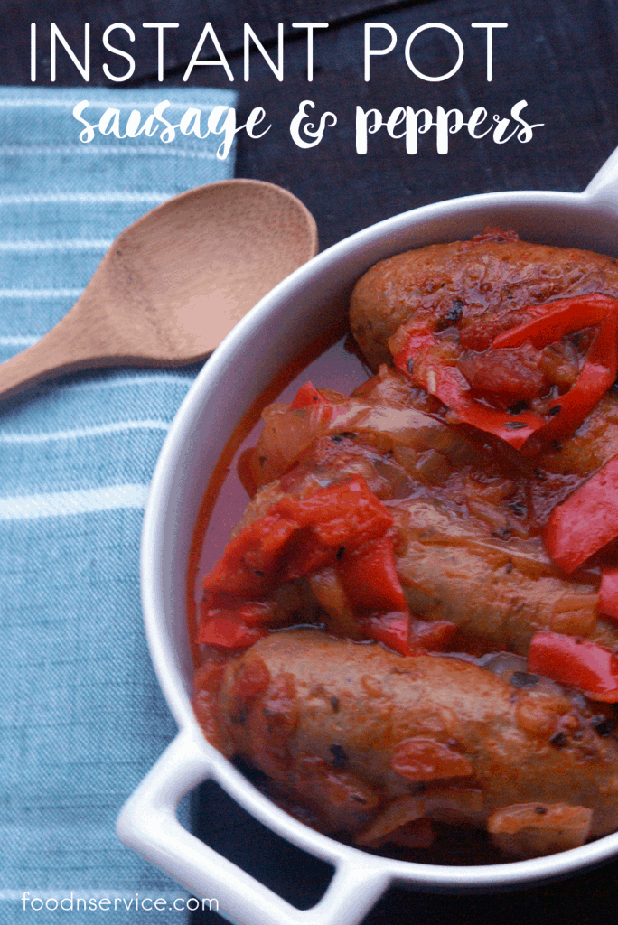 Instant Pot Sausage and Peppers