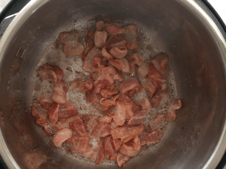 cook bacon for spanish rice