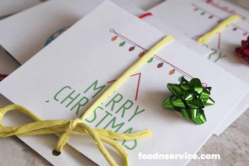 pop christmas cards on a table