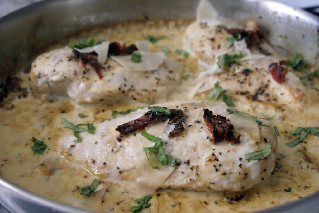 marry me chicken recipe with fresh sun dried tomatoes in a robust tuscan style sauce