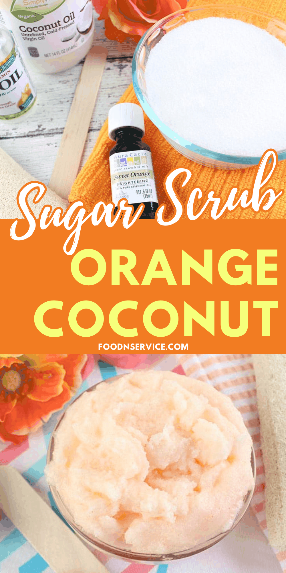 Orange Coconut Sugar Scrub