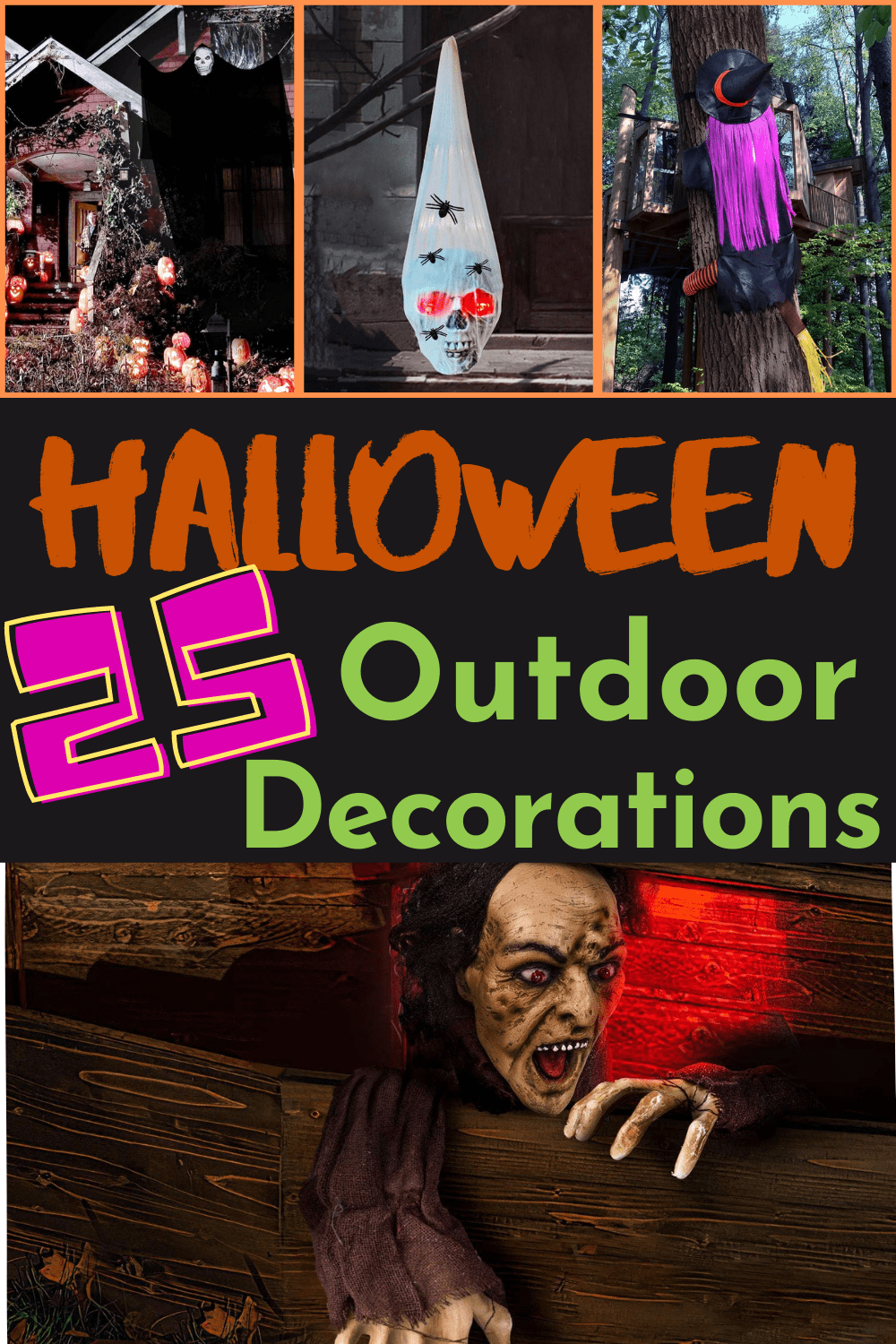 25 Creepy Outdoor Halloween Decorations
