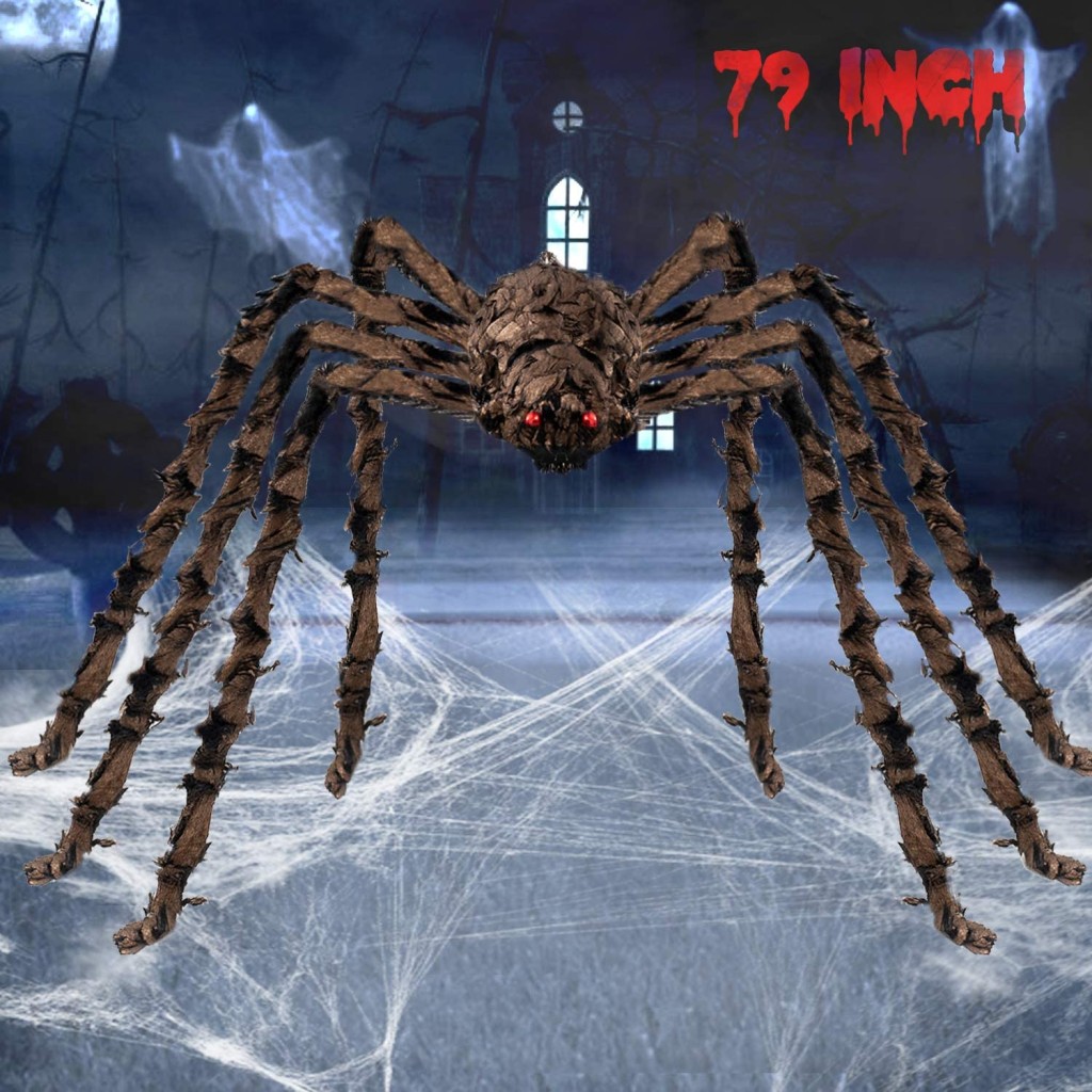 scary big spider halloween lawn decoration