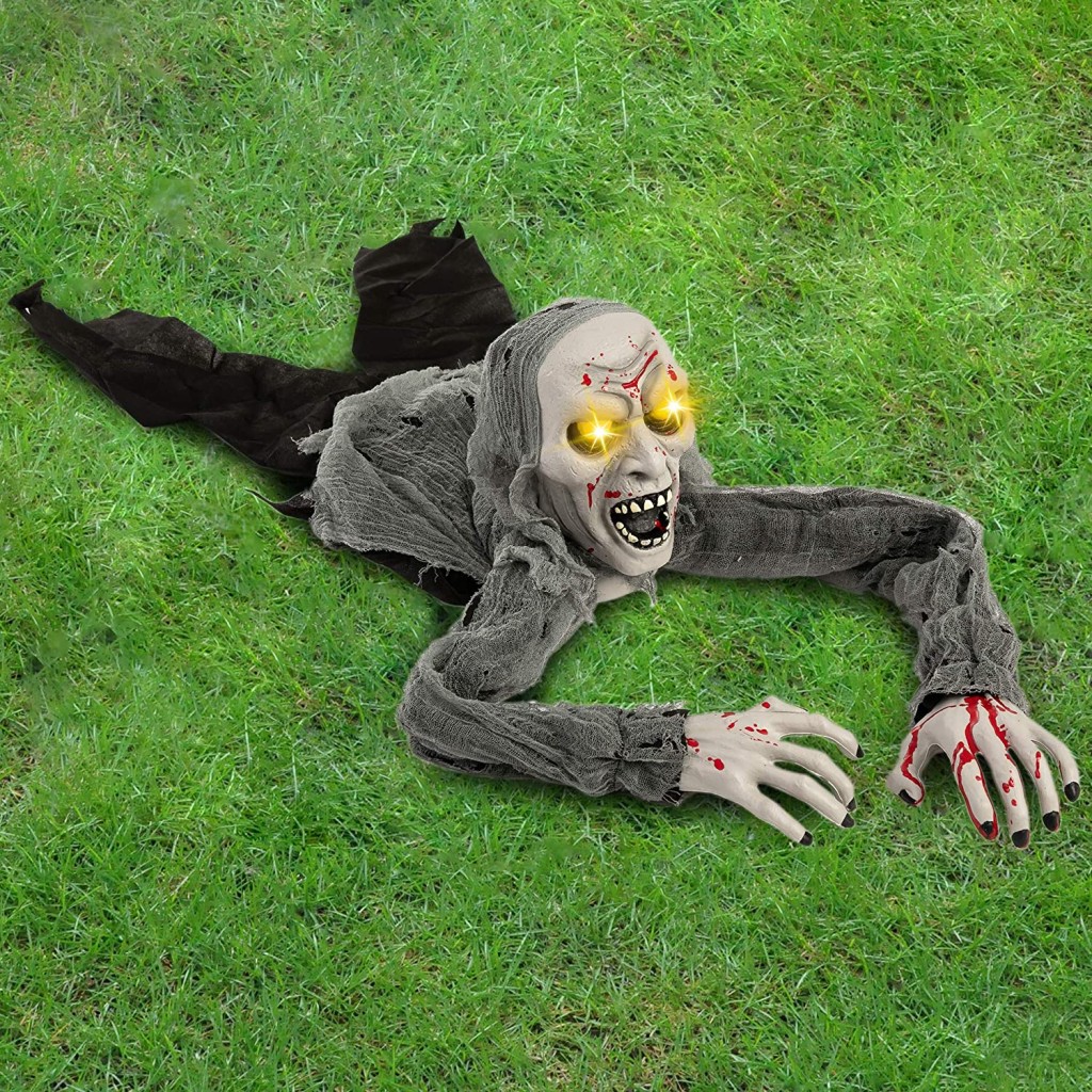 outdoor zombie halloween decoration