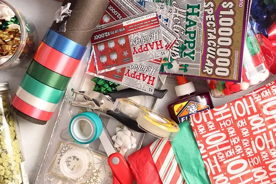 supplies needed for decorating christmas junk journal