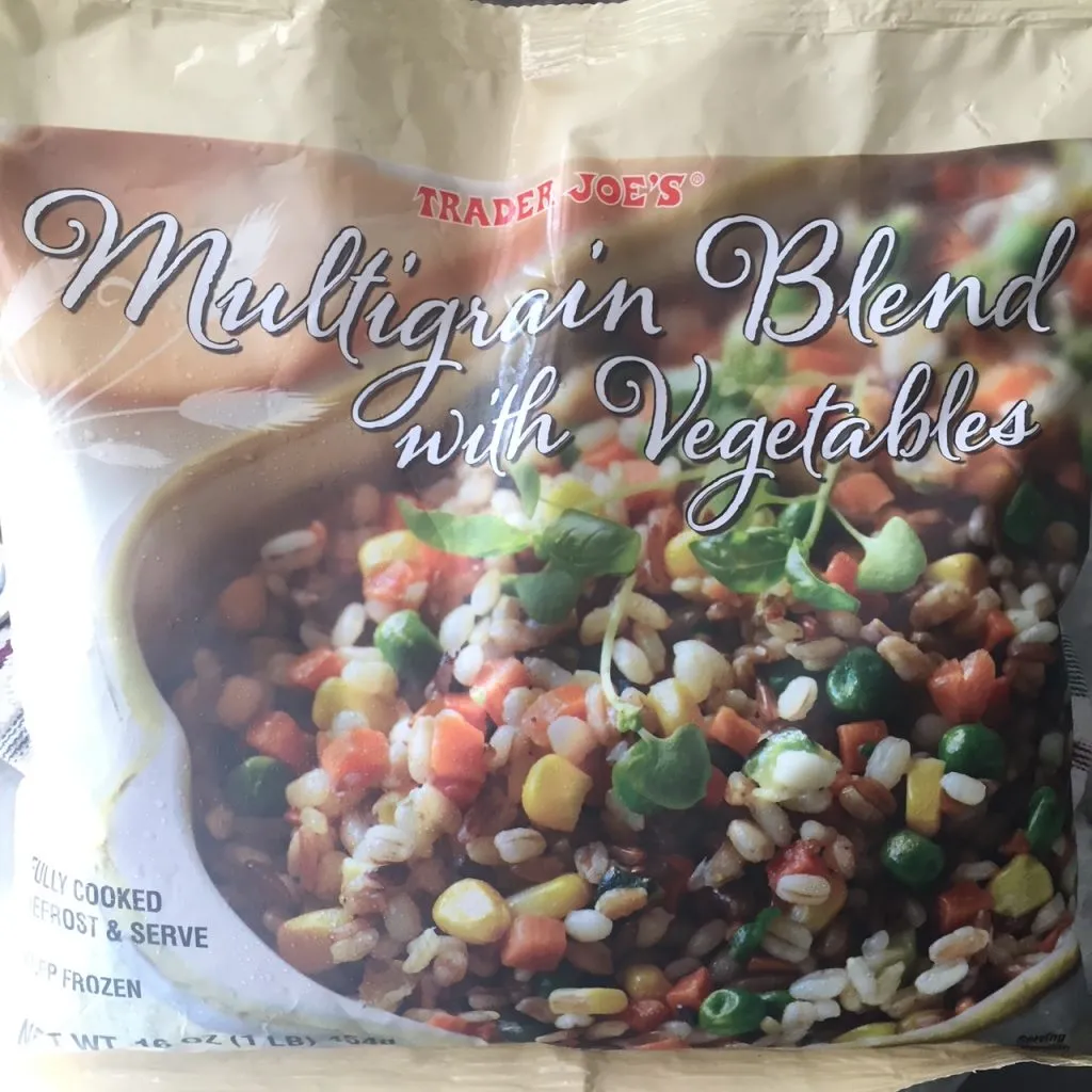 Trader Joe's multigrain blend with vegetables healthy eating
