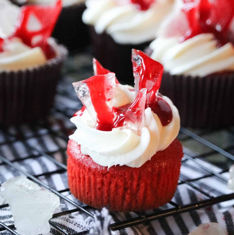 Broken Glass Cupcakes