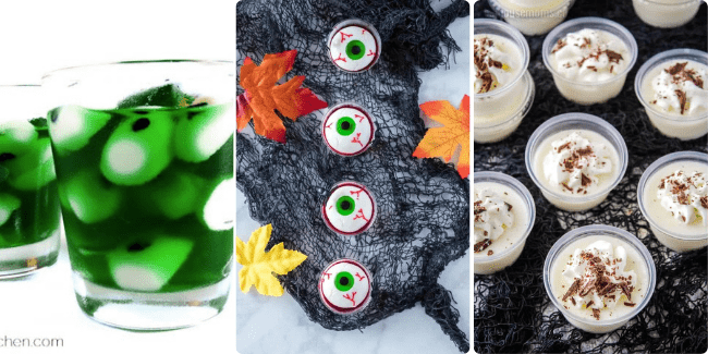 halloween jello shots recipes collage
