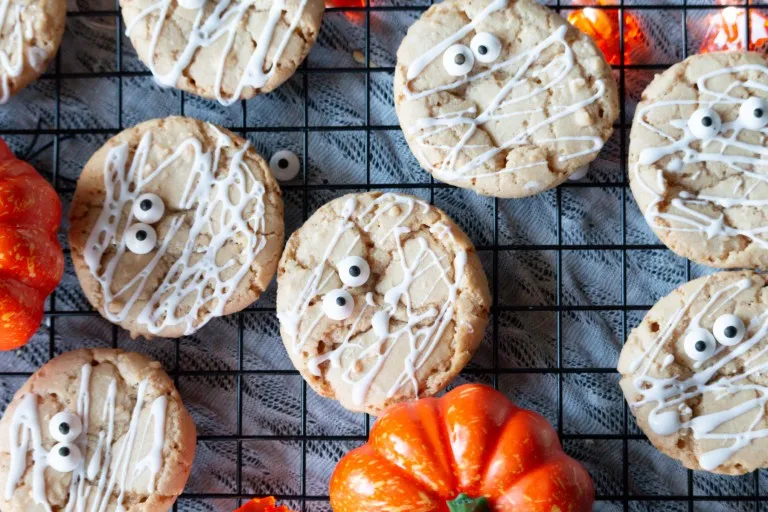 Mummy Peanut Butter Sugar Cookies