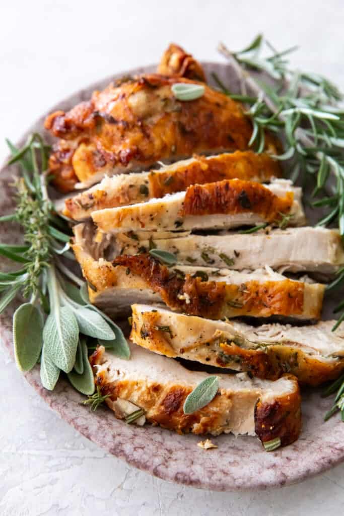 fresh air fryer turkey recipe with fresh herbs