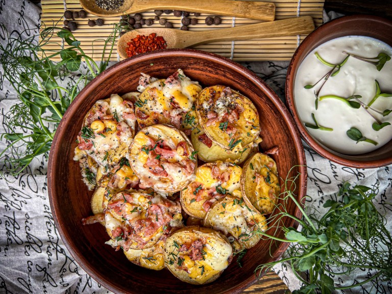 Baked Potato Slices