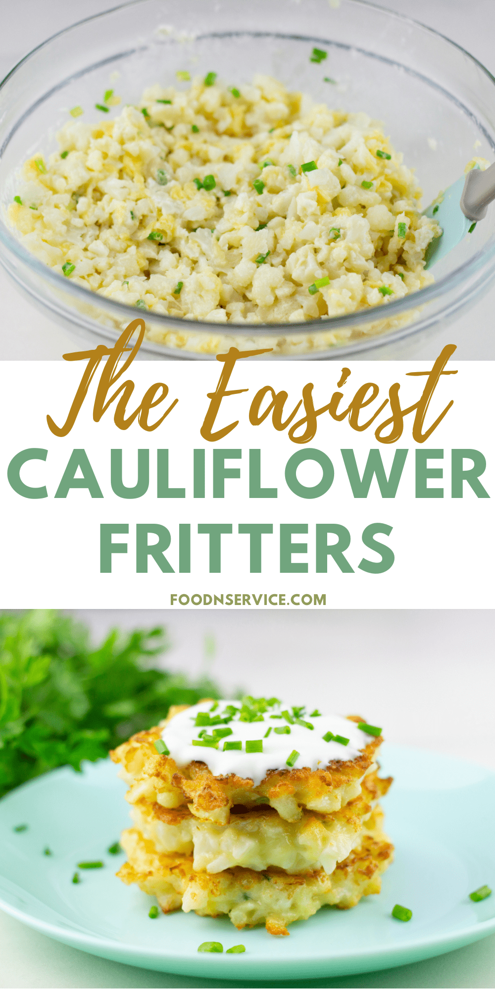 Cauliflower Fritters