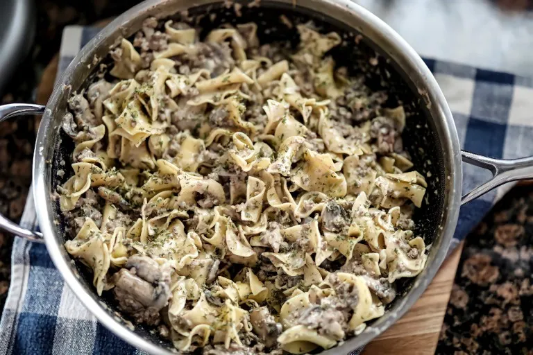 Ground Beef Stroganoff