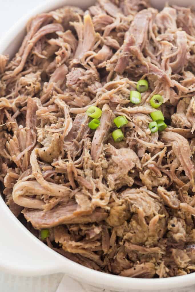 pulled pork made in a pressure cooker