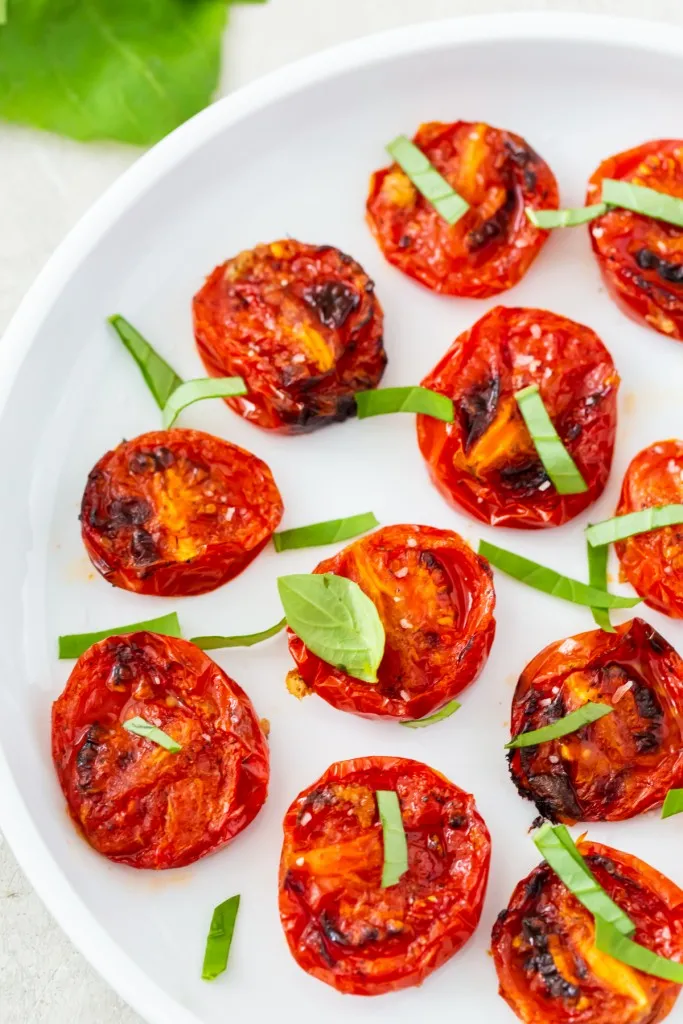 roasted tomatoes baked in air fryer