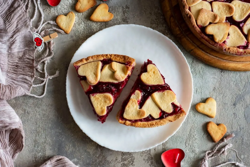 cherry tart with hearts make an easy cherry pie recipe