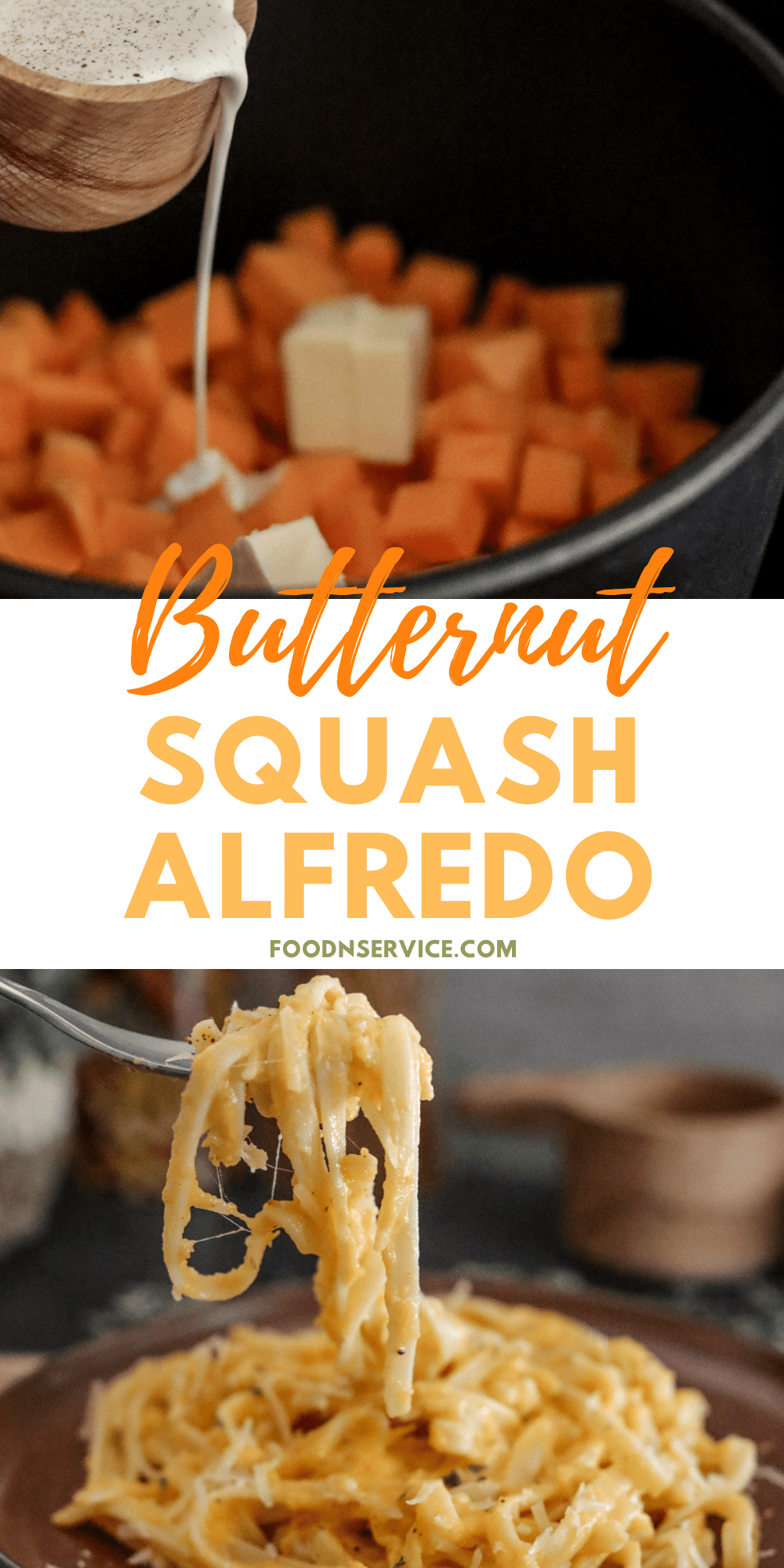 Butternut Squash Alfredo