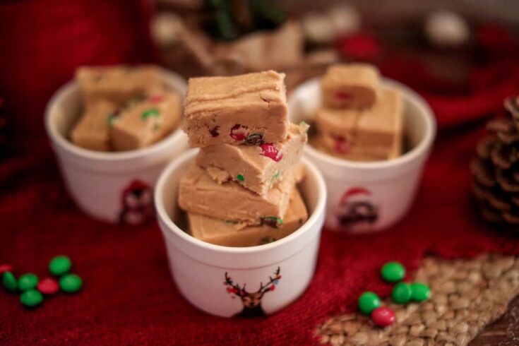 Christmas Peanut Butter Fudge