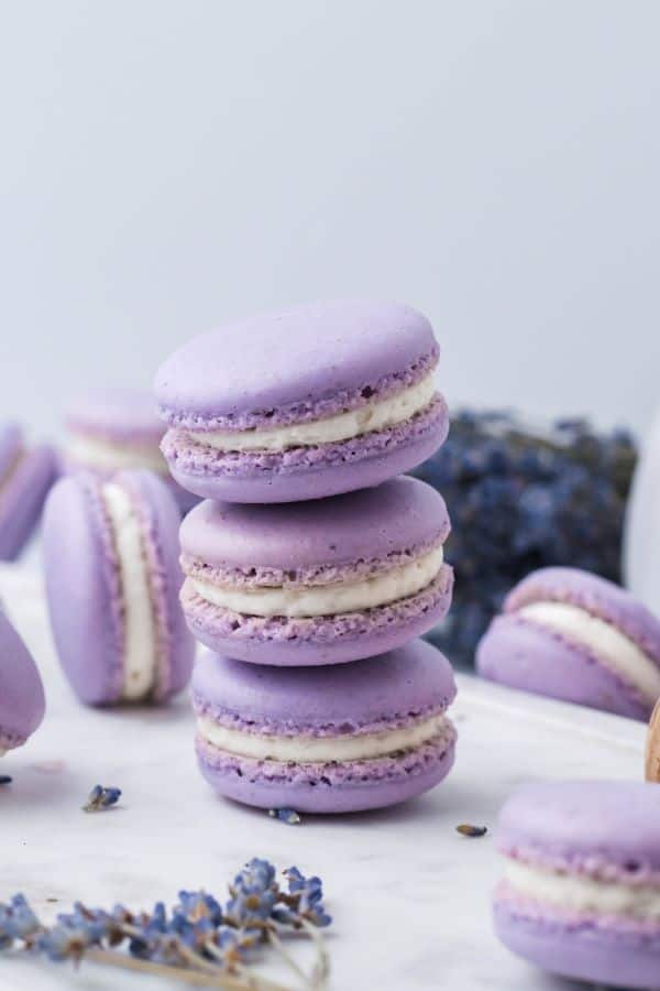 Rose & Lavender Macarons Recipe - Food Fanatic