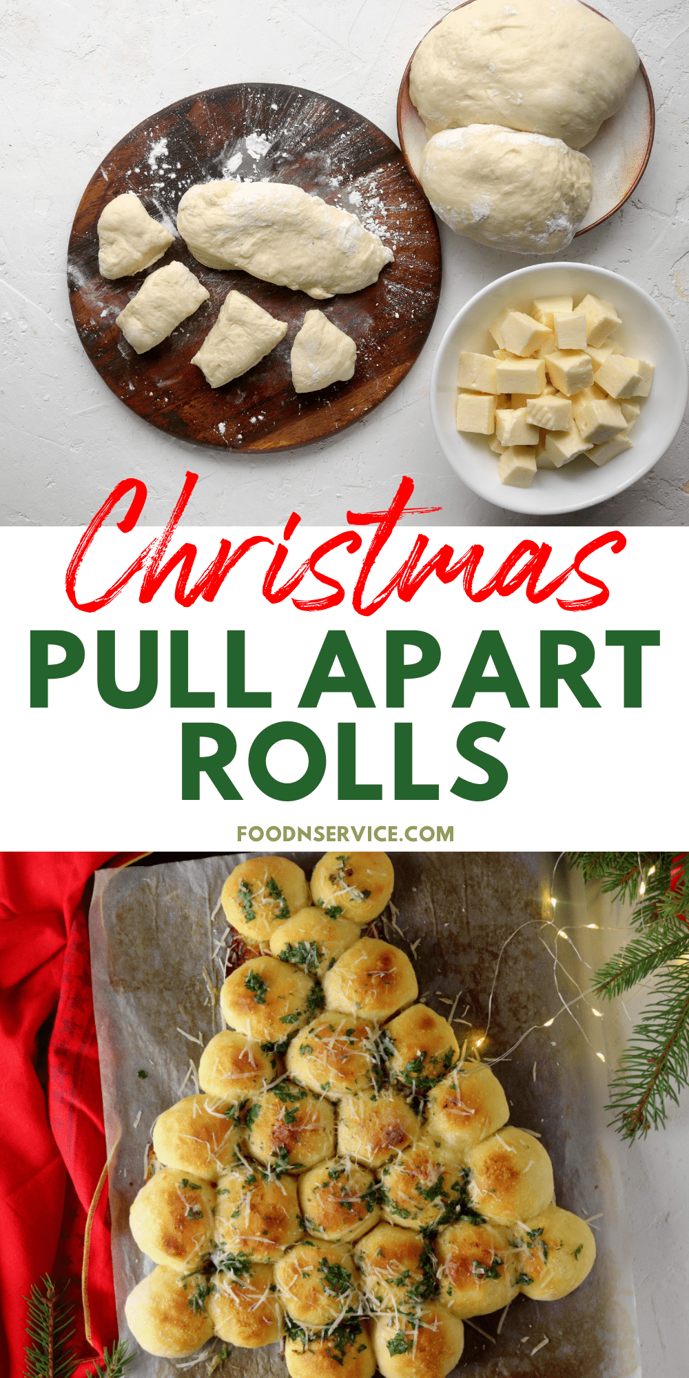 Pull Apart Christmas Rolls