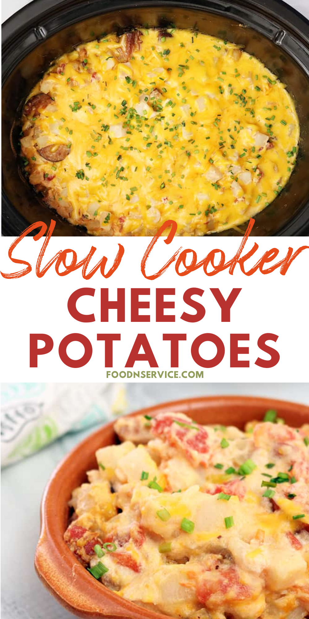 Slow Cooker Cheesy Potatoes