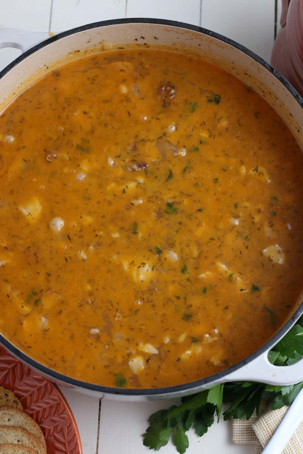 Dutch Oven Ham and Bean Soup • FoodnService