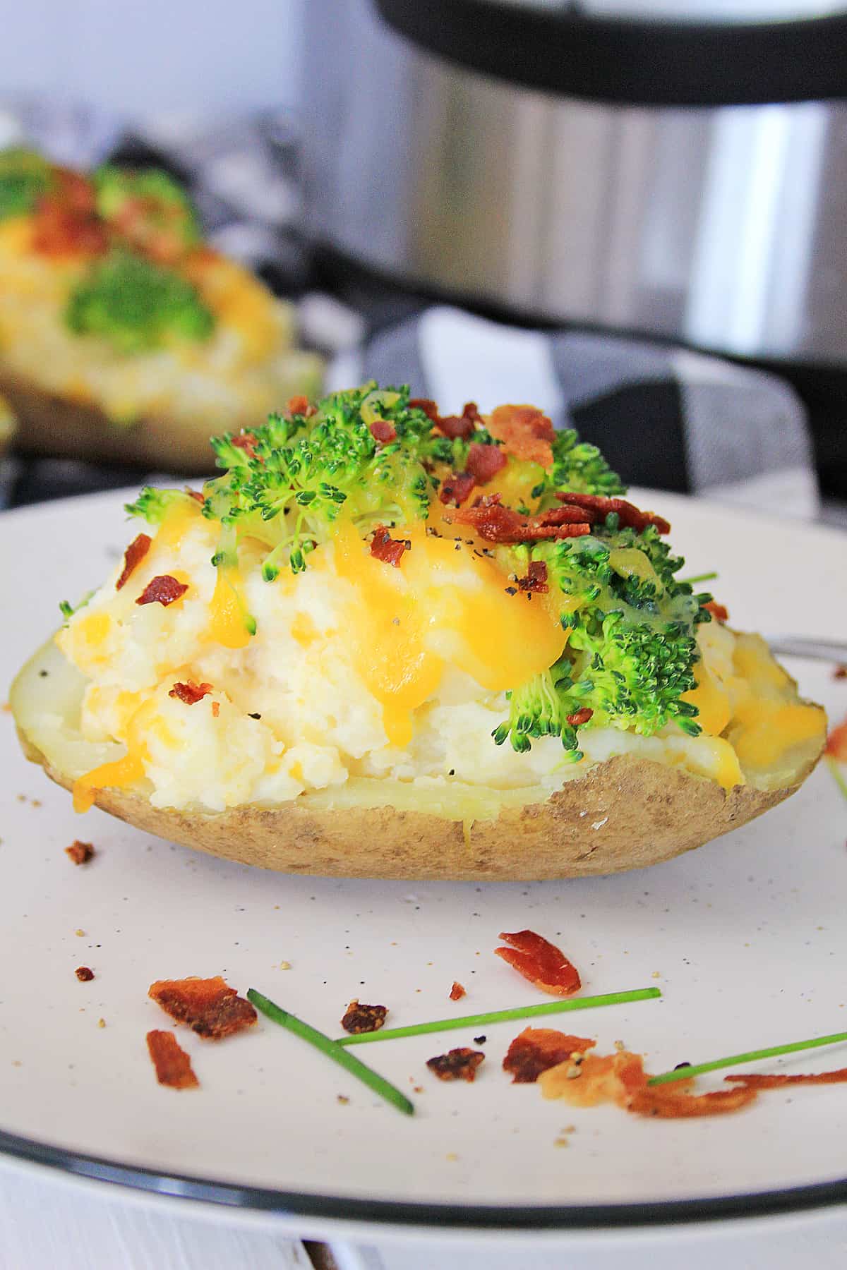 Loaded Instant Potatoes Instant Pot Loaded Baked Potatoes • FoodnService