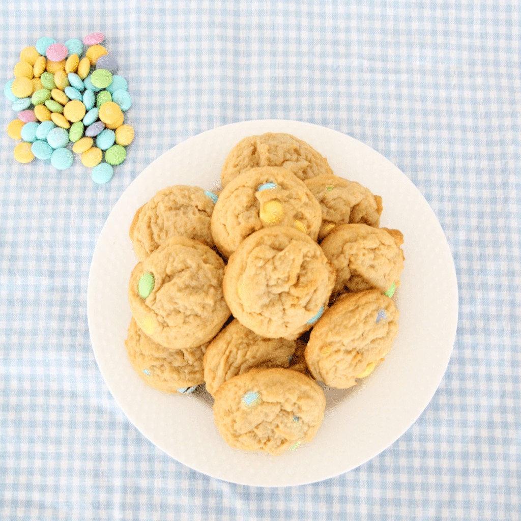 Easter M and M Cookies
