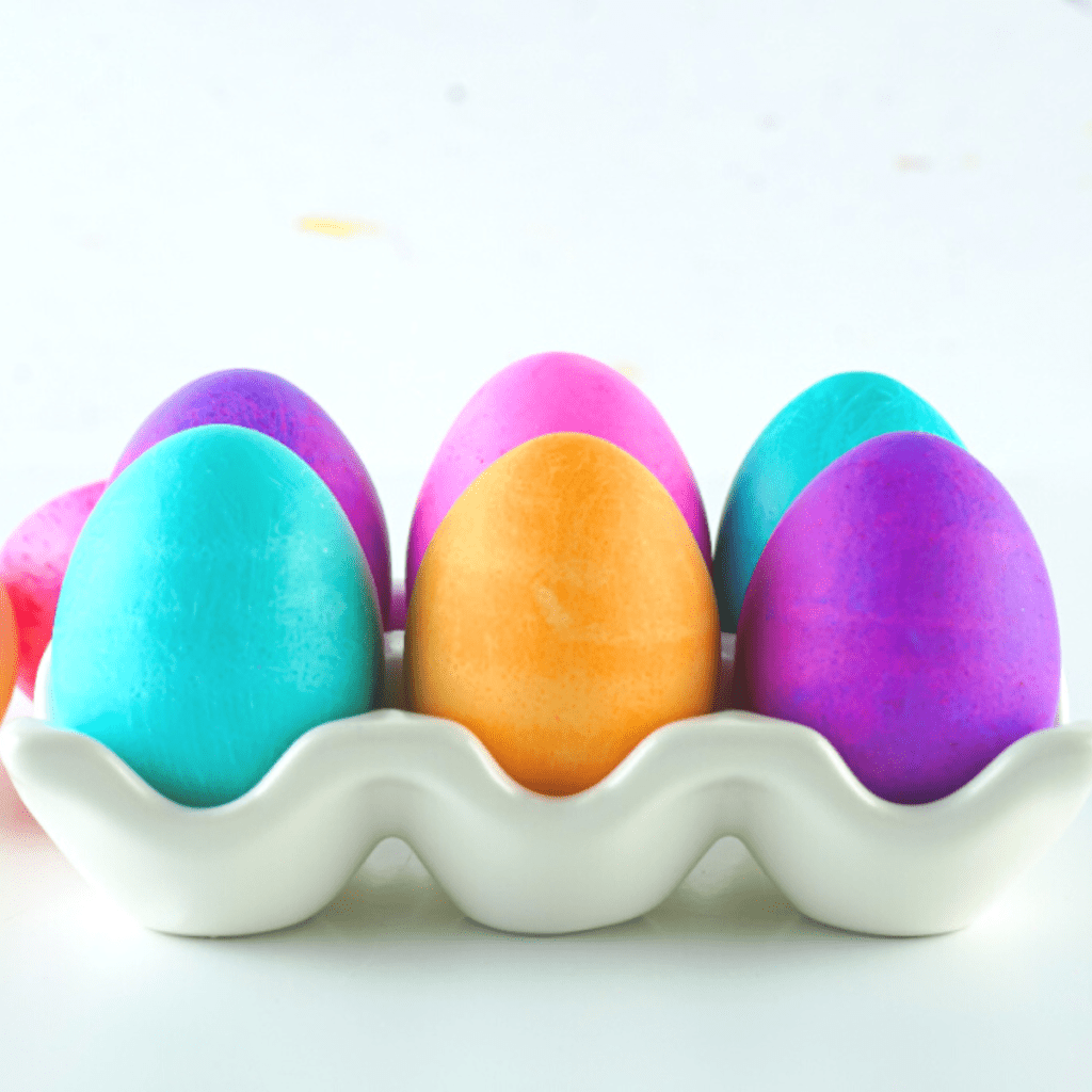 How To Dye Easter Eggs with Food Color