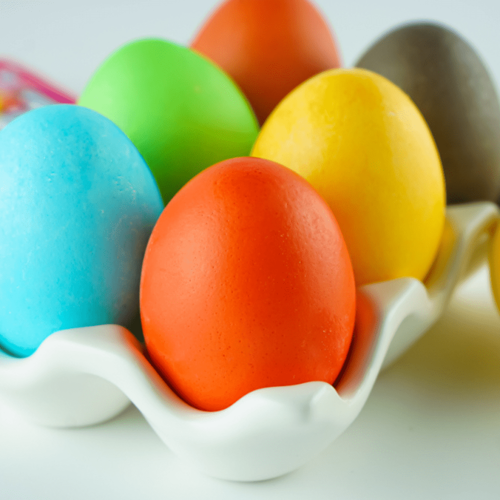 Kool Aid Dyed Eggs