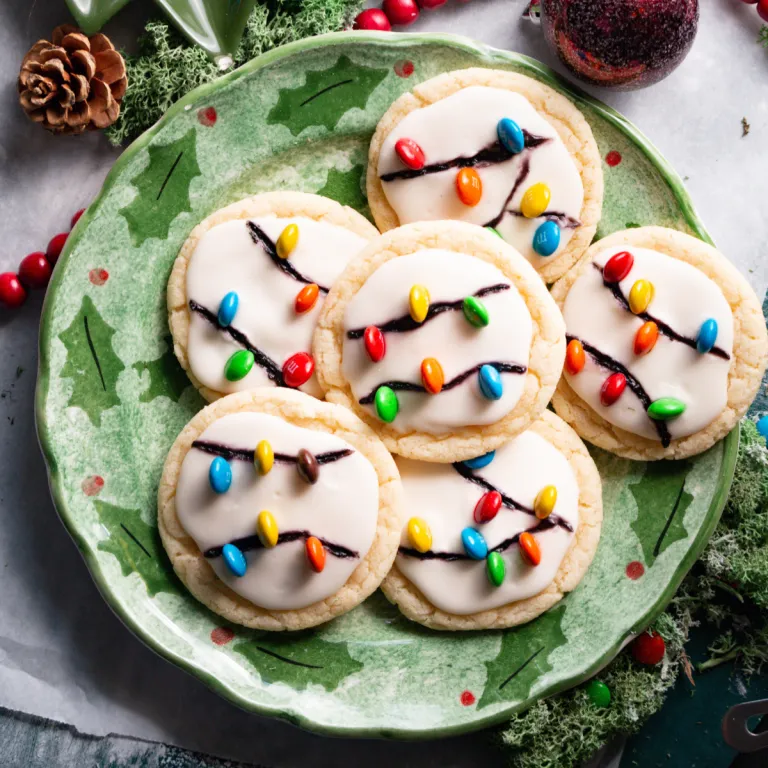 Christmas Lights Cookies