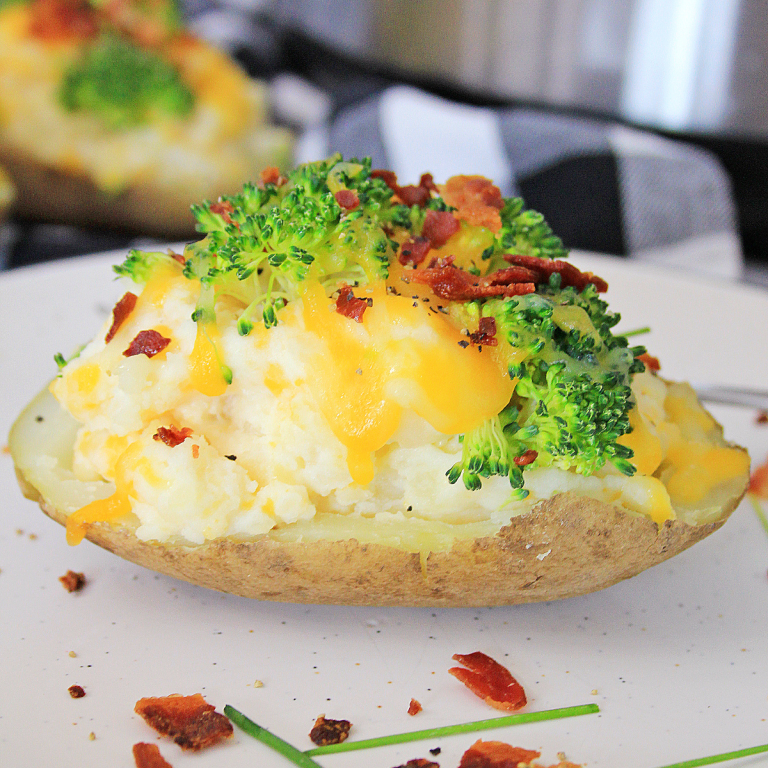 Instant Pot Loaded Baked Potatoes