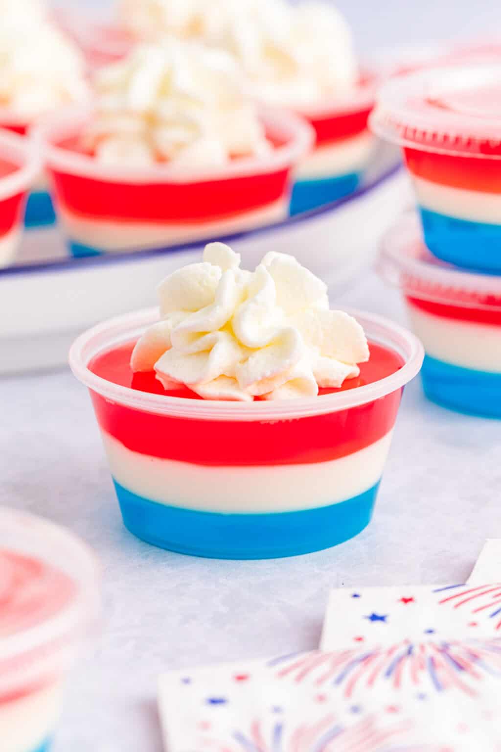 fun 4th of july jello shots
