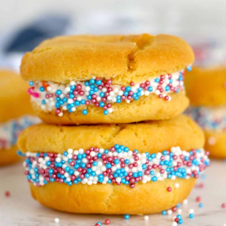 Air Fryer Sugar Cookie Whoopie Pies