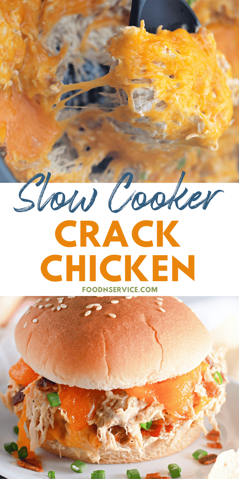 Slow Cooker Crack Chicken • FoodnService