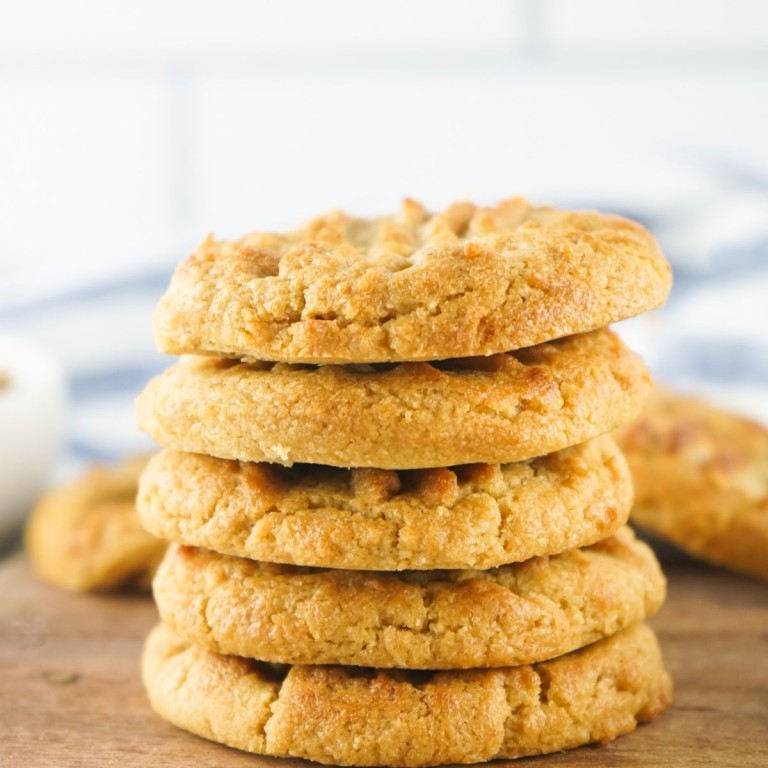 Air Fryer Peanut Butter Cookies