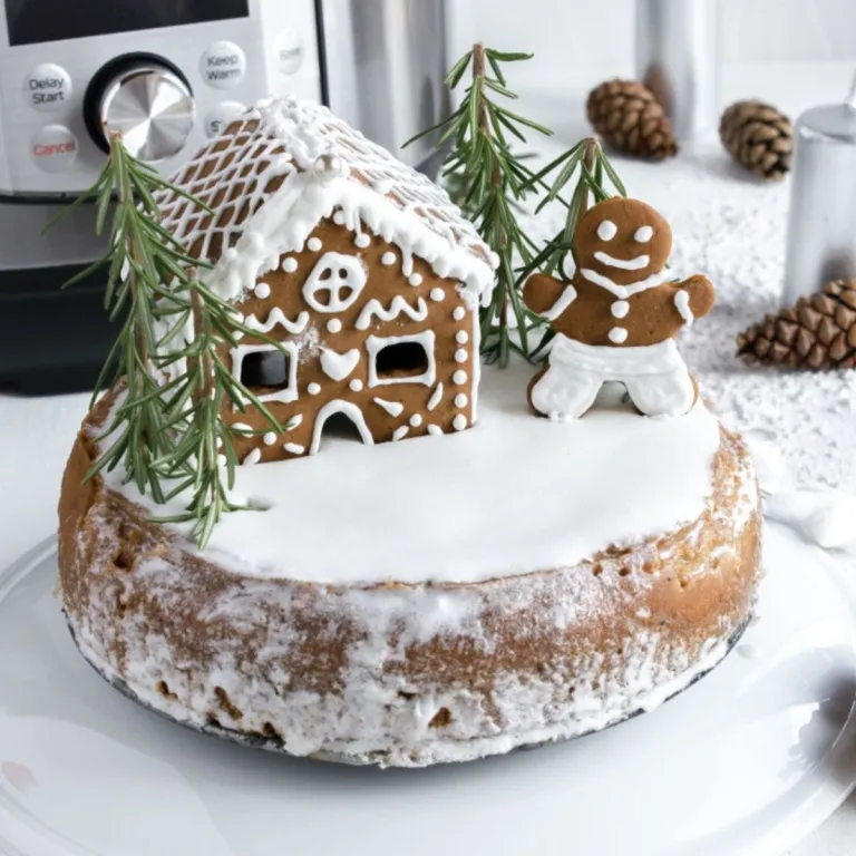Instant Pot Gingerbread Cheesecake